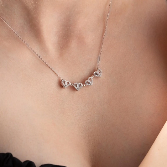 14 Ayar Altın Kaplama Açılır Yonca Kolye