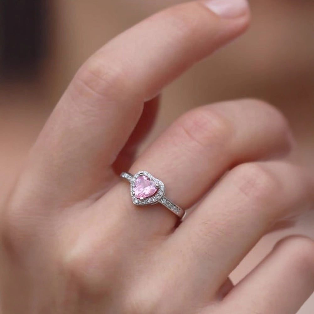 Altın Kaplama Pandora Kalp Yüzük