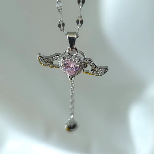 14 Ayar Altın Kaplama Sevgi Meleği Kolye