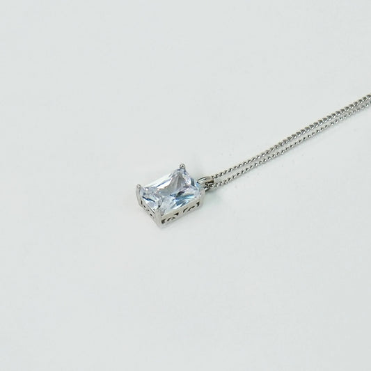 Swarovski Taşlı Baget Kolye